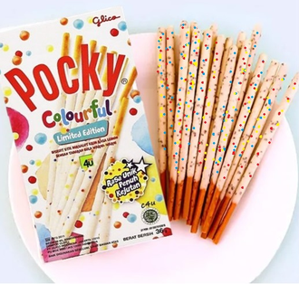 Pocky Colourful Surprise Flavour 36g (10 шт)