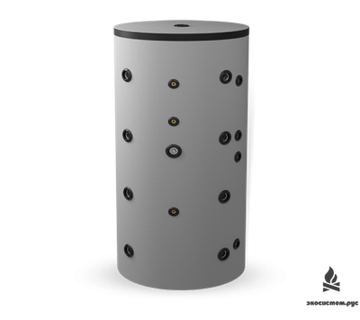 БУФЕРНЫЙ БАК 500 Л, С ДВУМЯ ТЕПЛООБМЕННИКАМИ, НЕЭМАЛИРОВАННЫЙ