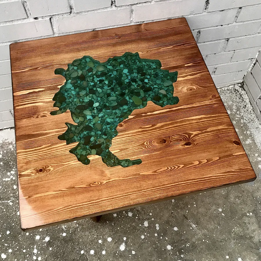 Стол-река "Озеро". Работа spilcenter.com