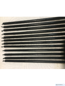 Свеча черная №60(1час 20 минут горения).