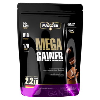 (Maxler) Mega Gainer - (1 кг) - (клубника)