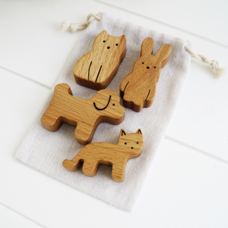 Набор деревянных игрушек Животные