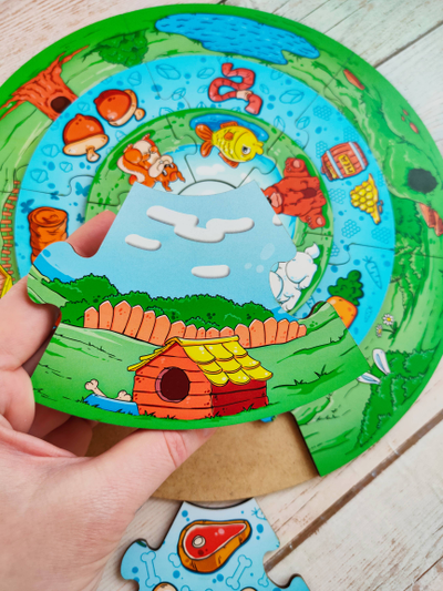 Пазл-пирамида "Животные"