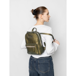 Женский кожаный рюкзак Anzolla Premium gold kiwi (арт. 
3040-59)