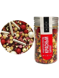 Посыпка фирменная MIXIE "Красный бархат" 50 г