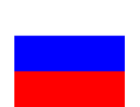 Наклейка на автомобиль Флаг России 120х120 мм
