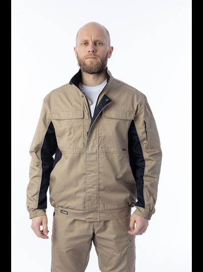 Куртка BRODEKS KS 201 цв. бежевый/чёрный