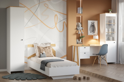 Теодора комплект мебели для детской комнаты Белый/Дуб крафт