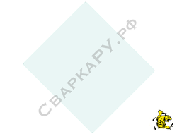 Пластина защитная внешняя маски сварщика 115х104х1мм поликарбонат