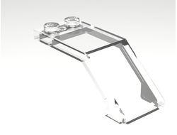 Windscreen 5 x 2 x 1 2/3, Trans-Clear (6070 / 4163090 / 607040 / 6195659 / 6252518)