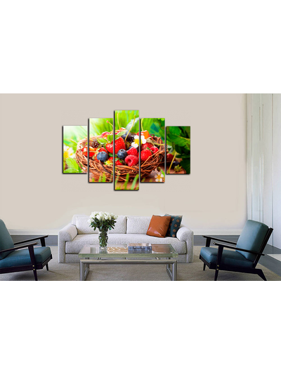 Модульная картина &quot;Лесные ягоды&quot;