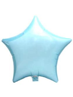 Шар Звезда, Нежно-Голубой