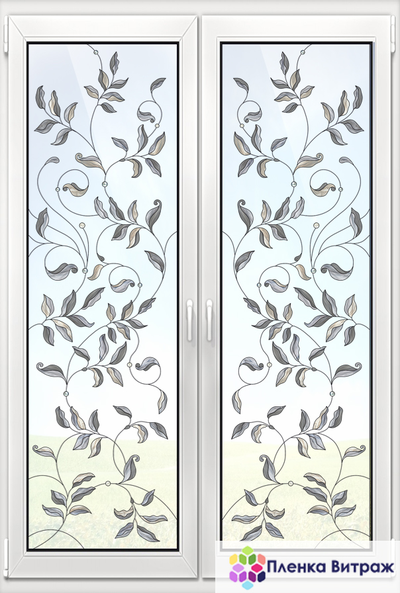 ВИТРАЖНАЯ ПЛЕНКА FL-21-1