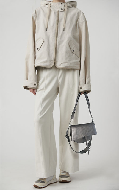 (АРТИКУЛ: 9555/1-01) СУМКА ЖЕНСКАЯ МАЛЕНЬКАЯ, НАТУРАЛЬНАЯ КОЖА, СЕРАЯ С НЕБОЛЬШИМ МАТОВЫМ БЛЕСКОМ, С ДВУМЯ РЕМНЯМИ ЧЕРЕЗ ПЛЕЧО