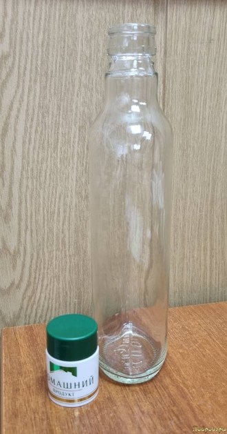 Бутылка фляга 0,5 л под колпачок гуала 47 мм