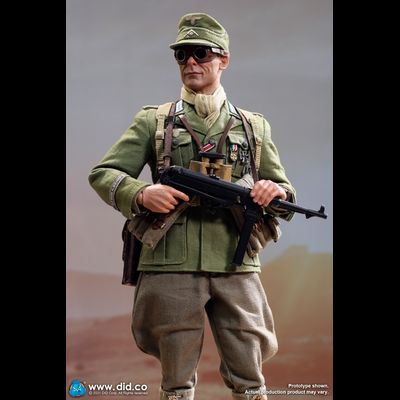 Капитан немецкого Африканского корпуса - КОЛЛЕКЦИОННАЯ ФИГУРКА 1/6 WW2 German Afrika Korps Infantry Captain – Wilhem (D80151) - DID