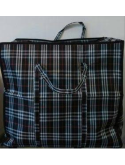 Сумка клетчатая баул (шотландка) №3 80х54х31см, 135 литров