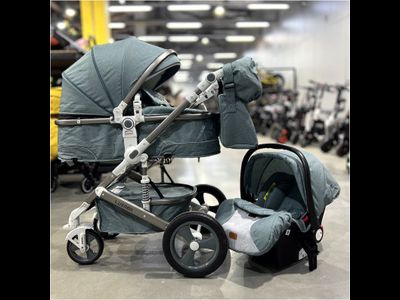 Детская коляска 3 в 1 Luxmom 518 Зеленый