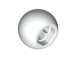 Technic Ball Joint, White (32474 / 4248778 / 4290717 / 4585627 / 6052864)