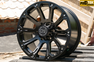 Комплект дисков R18 9,0J ET+25 6*139,7 Black Rhino Sidewinder Черный матовый (R597)