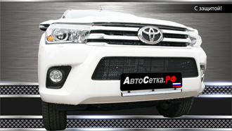 Premium защита радиатора для Toyota Hilux (2015-2019)