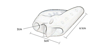 Корректор трёх пальцев с защитой плюсневой кости большого пальца стопы, размер корректора и фиксатор