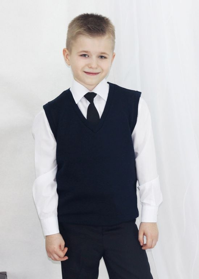 Жилет школьный (синий)