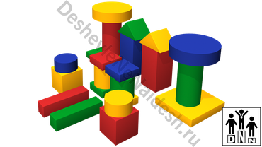 Мягкий конструктор «Дворик»