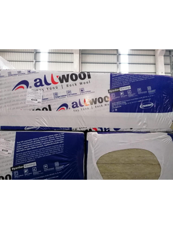 Каменная вата Allwool (600*1200*50мм/3,6м2) 120кг/м3