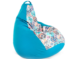 Яркое кресло-мешок L Бинбэг Ясмин