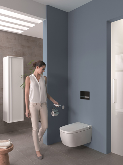 Интеллектуальный подвесной унитаз Vitra V-Care Comfort, 5674B003-6194