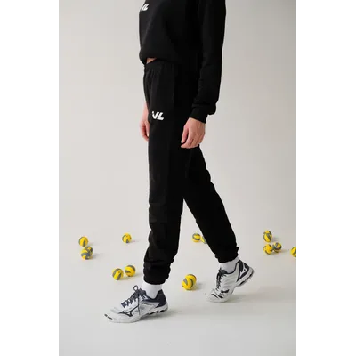 ШТАНЫ спортивные Volleylife (130-150 СМ) черный/графит