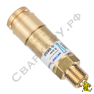 Клапан обратный огнепреградительный кислородный Messer DKSG91 O2 G1/4 - female O2