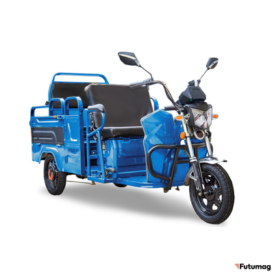 Грузовой электротрицикл Rutrike Вояж-П 1200 Трансформер 60V800W синий