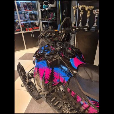 Наклейки на снегоход SKI DOO 2014 - 2016 #2090 Ёлки