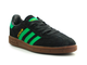 Adidas Spezial Черные с зеленым (41-45) Арт.029M