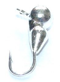 Мормышка вольфр. Sava &quot;Капля + шар с ушком&quot;, 0,37гр, серебро
