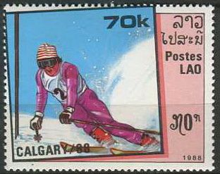 Горные лыжи. Лаос. Калгари-1988