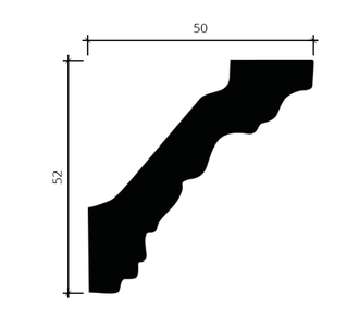 Карниз 1.50.187 - 50*52*2000мм