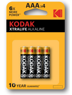 Батарейка щелочная Kodak AAA 4шт