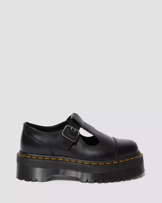 Ботинки Dr. Martens Mary Jane Polished platform черные