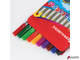 Фломастеры BRAUBERG, 10 цветов, двухсторонние, 2 пишущих узла 2 и 5 мм, вентилируемый колпачок, картонная упаковка. 150682
