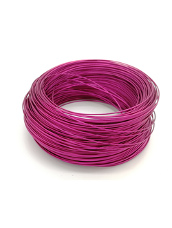 Проволока алюминиевая, 1 мм 10 м,  цвет фуксия