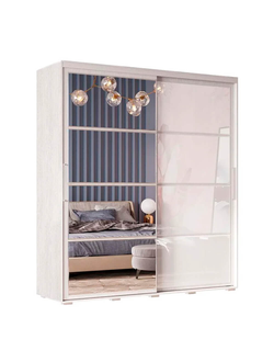 Крафт 6 шкаф-купе Ясень белый