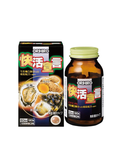 ORIHIRO экстракт Устриц, Мидий, Куркумы и Чеснока на 60 дней