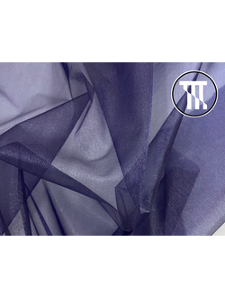 Органза, цв. Пурпурно-синий (Япония)