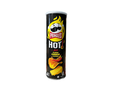 Принглс с ароматом Сыра, Острая серия HOT, 160 гр.