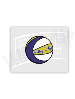 НАКЛЕЙКА НА АВТОМОБИЛЬ "Мяч пляжный"