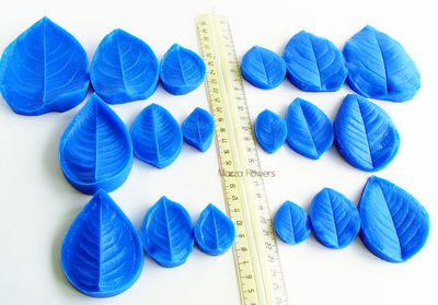 "Лист розы " силиконовый молд (вайнер)