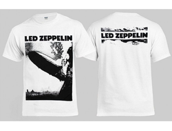 Футболка Led Zeppelin белая